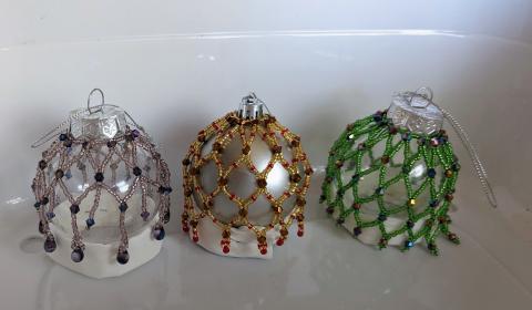Create your own Crystal Beaded Ornament
