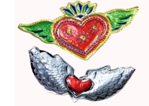 Repujados or Tin Hearts Craft 