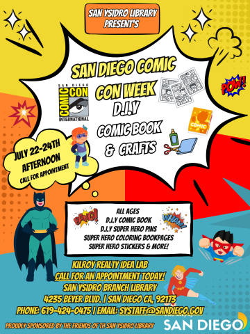 Comic book flyer