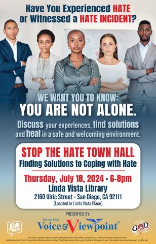 Flyer for Voice and Viewpoint Town Hall meeting 