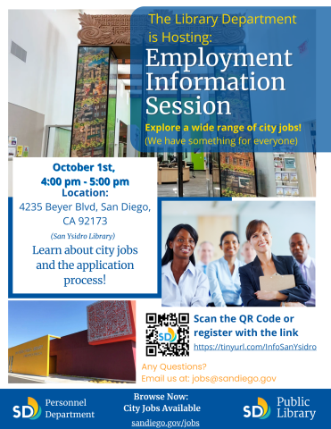 Employment information flyer.