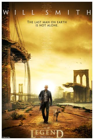 movie poster for I Am Legend