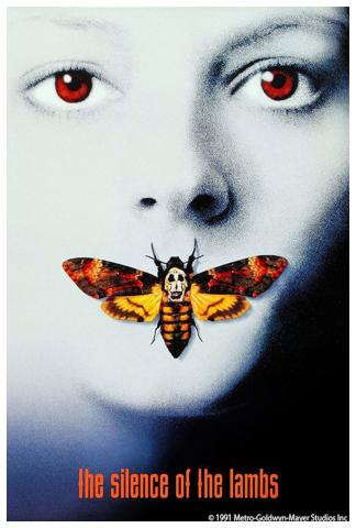 Poster for the film Silence of the Lambs