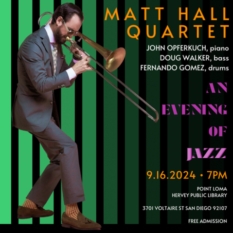 Matt Hall quartet flyer