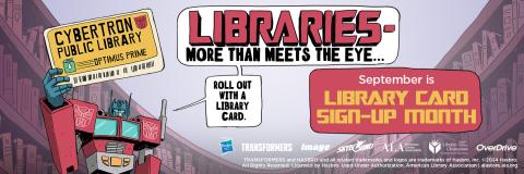 Library Card Sign Up Banner