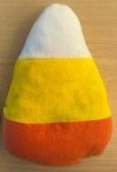 Candy corn plushie