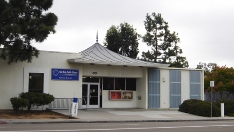 Outside of Balboa Branch Library