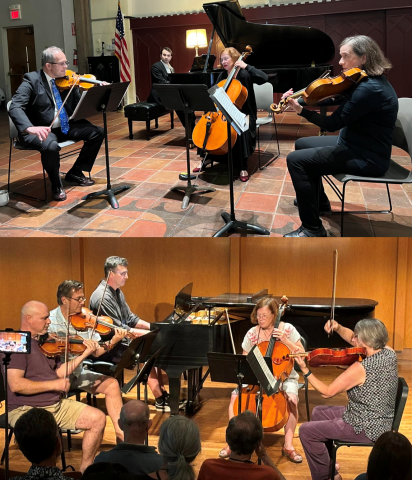 del mar quartet and schumann quintet