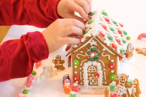 Gingerbread house.