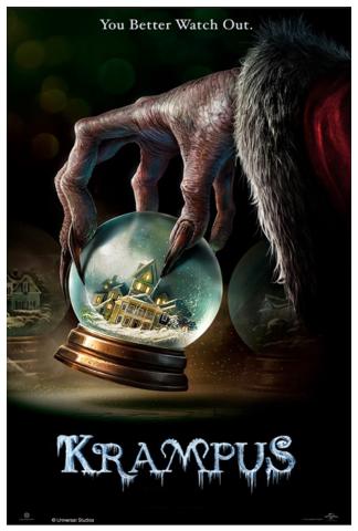 Poster for film Krampus