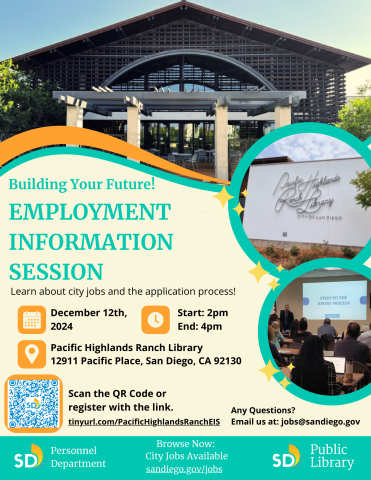 San Diego Personnel Department Employment Information Session