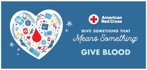 Give Blood American Red Cross Banner