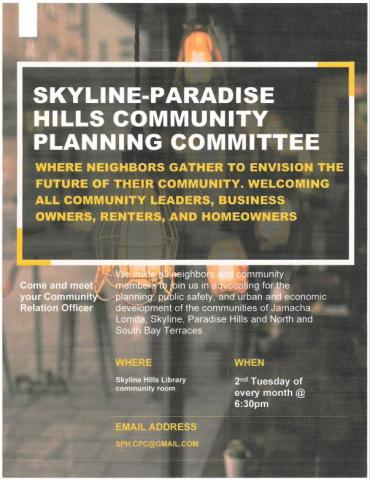 Skyline-Paradise Hills Community Planning Committee