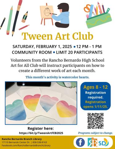 Tween Art Club