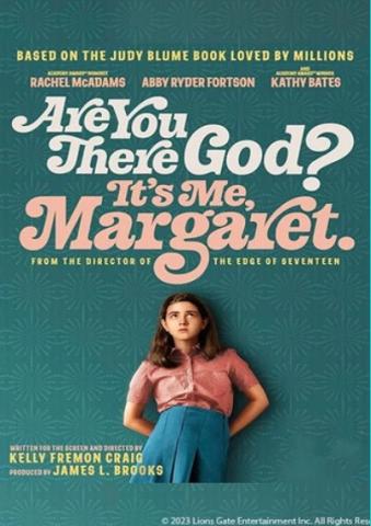 Poster for "Are You There God?  It's Me, Margaret" (2023)