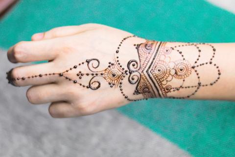 Henna Hand tattoo