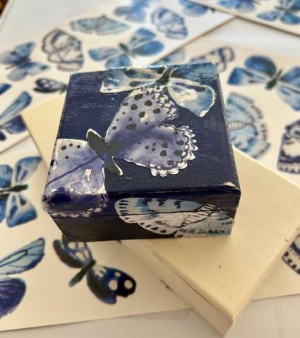 Indigo Keepsake Box