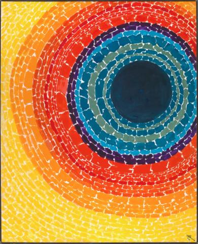 Art work title: Eclipse by Alma Woodsey Thomas