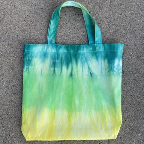 Multicolored book bag