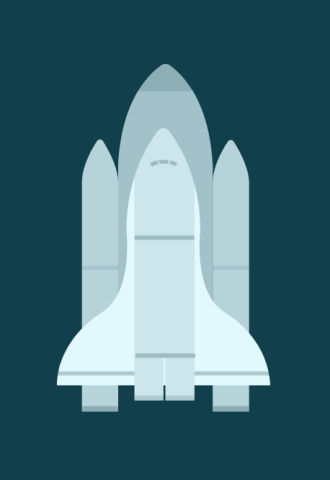 Space shuttle.