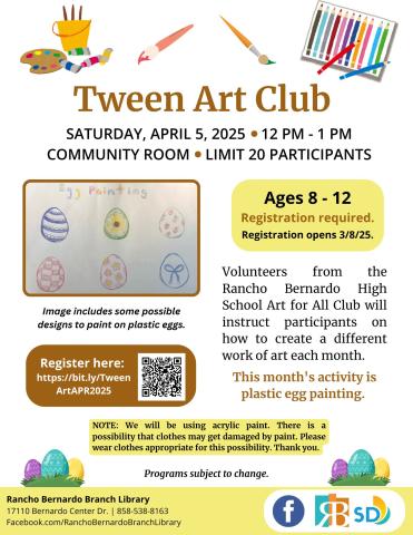 Tween Art Club