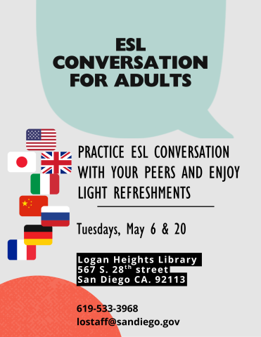 multinational flags and speech bubble