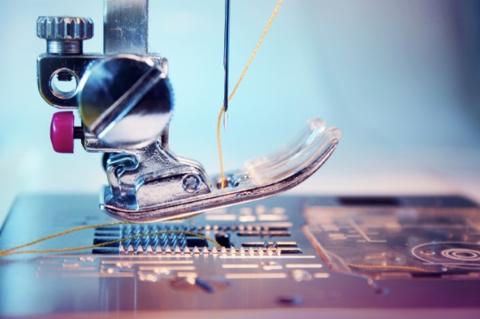 Sewing machine part.