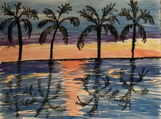 sample of summer seascape art