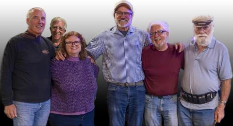 members of the San Diego Bluegrass Society Band