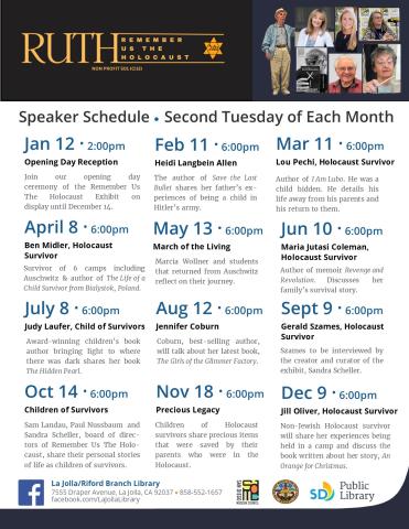 speaker schedule