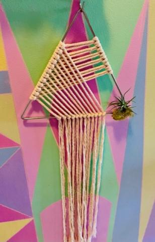 Triangle Macrame Wall Hanging