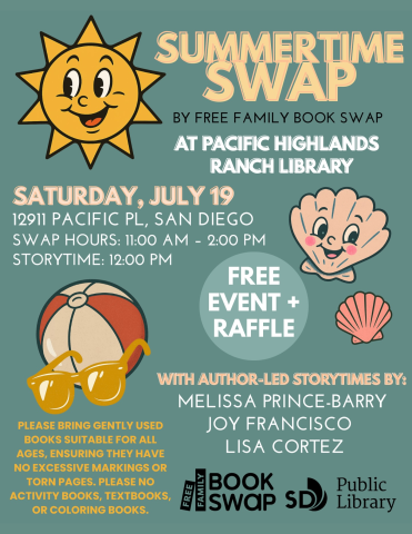 Free Family Book Swap Flyer
