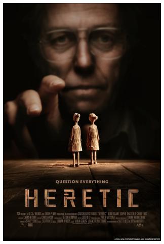 Picture of a woman reaching out to two childlike figures.