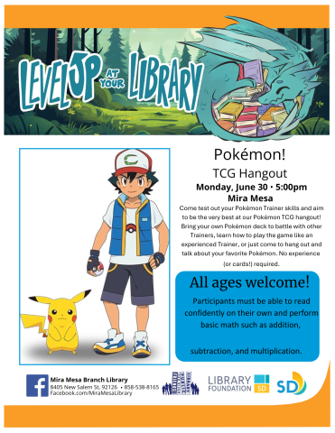 Ashe the Pokemon Trainer and Pikachu, yellow pokemon, standing next to each other. 