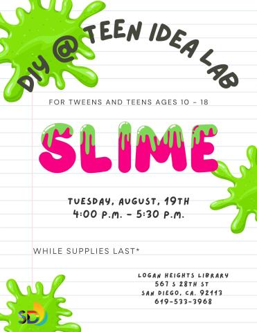 slim splatter, description of activity, background has lines 