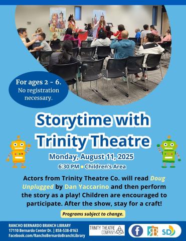 Storytime with Trinity Theatre