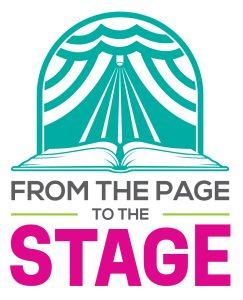 From the Page to the Stage logo with teal stage 