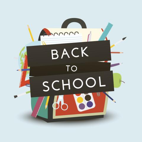 A sign that reads "Back to School"