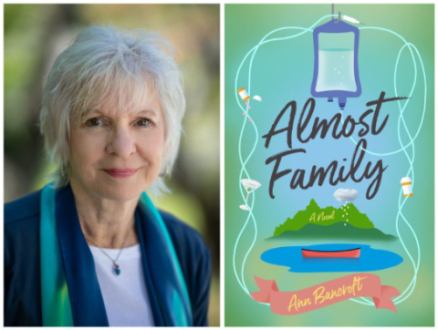picture of ann bancroft and her book Almost Family