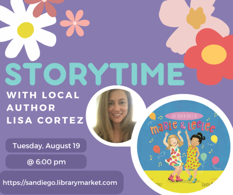 promo image for Local Author Lisa Cortez and book The Adventures of Marie and LeeLee