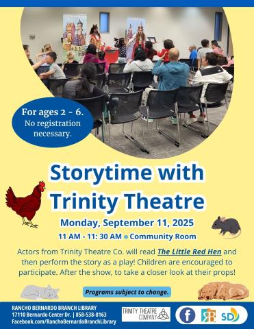 Storytime with Trinity Theatre
