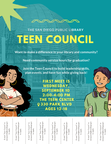 Teen Council flyer