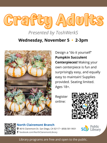 Crafty adults pumpkin