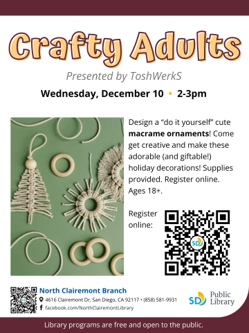 Crafty adults ornament