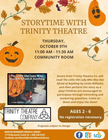Trinity Storytime Flyer