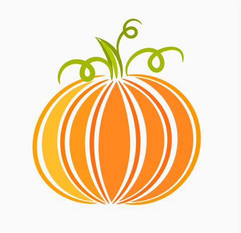 Pumpkin graphic.