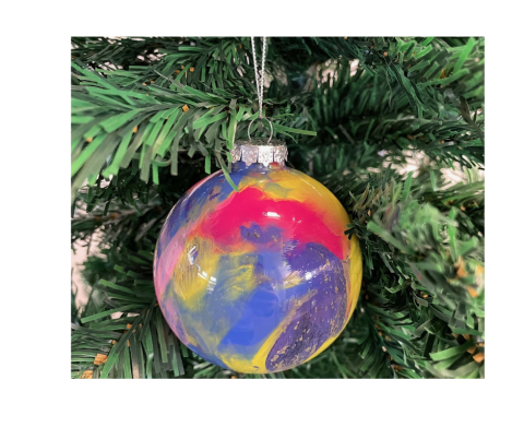 Colorful round ornament