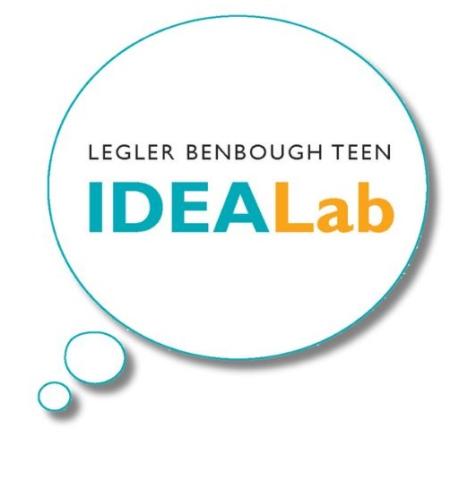 LEGLER BENBOUGH MX IDEA LAB logo in a speech bubble