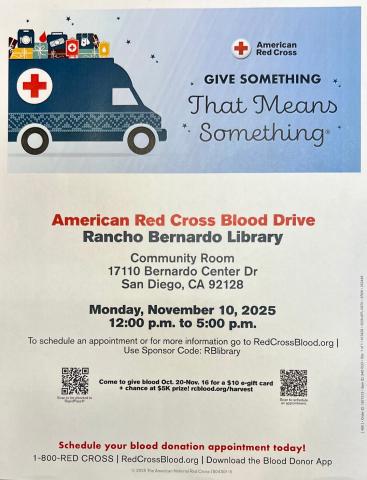 American Red Cross flyer
