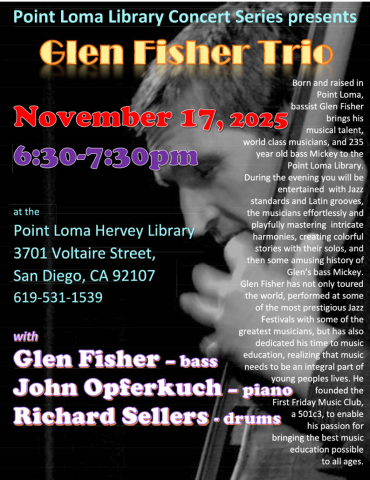 Glen Fisher Trio flyer